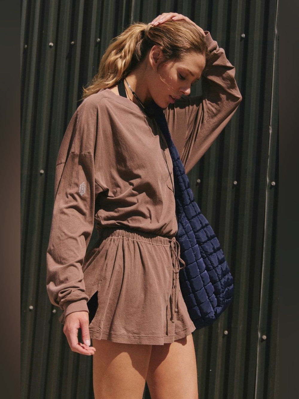 FP Movement by Free People ~ Right On Layer ~ XS ~ Color: Hickory ~ NWT**